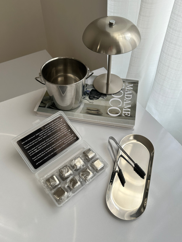 يخ مصنوعي در دو رنگ سيلور و طلايي پك ٨تايي يونيك